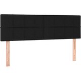vidaXL Posteljno vzglavje 2 kosa črno 72x5x78/88 cm blago, (20953002) | Shoptok.si
