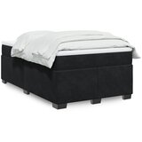Box spring krevet s madracem crni 120 x 200 cm baršunasti | shoptok.hr