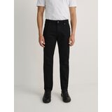 Reserved - Slim traperice isprana izgleda - crno | shoptok.hr