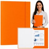  Cardboard Folder with Elastic Band, Lacquered, A4, 300 g/m2, Orange | shoptok.hr