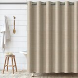 INF Zavesa za tuš, Kopalniška zavesa iz blaga s kavlji M, (21540043) | Shoptok.si