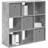  Strani šal s predalom Betonsko siva 88,5 x 29 x 84,5 cm, (5000233715) | Shoptok.si