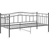 vidaXL okvir za krevet na razvlačenje crni metalni 90 x 200 cm | shoptok.hr