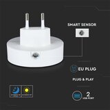  LED noćno svetlo sa senzorom sumraka za utičnicu 2xUSB LED/0,45W/230V 3000K | Eponuda.com