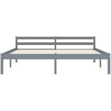  Posteljni okvir siv iz trdne borovine 160x200 cm, (20647641) | Shoptok.si