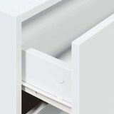 vidaXL Omara z 2 predaloma bela 60x31x40 cm inženirski les | Shoptok.si