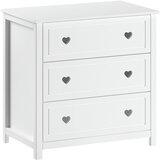 Vipack Bela otroška komoda 90x89x57 cm Amori – | Shoptok.si