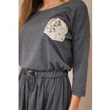 Kesi Dress with graphite pocket | shoptok.hr