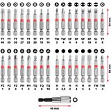 Einhell M-Case 33-del set bitova 50mm, 1/4" 50mm bit, mag. nastavak 60mm - (49118903) | ePonuda.com