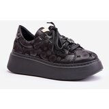 Maciejka Leather Sports Shoes On Platform | shoptok.hr