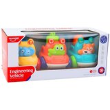  Set građevinskih vozila sa životinjama za malu djecu, šareni, 3 komada. | shoptok.hr