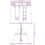 Vanjski set s ljuljačkom i ljestvama | shoptok.hr
