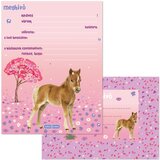 Ars Una Cute Animals Horse, konjeniški 10-delni komplet vabil z ovojnicami Cene