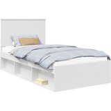  Okvir za krevet Bijelo 100 x 200 cm Čvrsto borovo drvo | shoptok.hr
