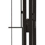  Ograda za pse s 24 panela crna 50 x 100 cm čelik obložen prahom | shoptok.hr