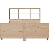 vidaXL Krevet s regalom za knjige bez madraca 140x190 cm masivno drvo | shoptok.hr