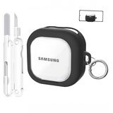 INF Zaščitno ohišje, združljivo s Samsung Buds4/4 Pro, s čistilnim peresom Black, (5000158947) Cene