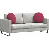  Jastučići za sjedenje 2 pcs Vinska crvena Ø50 x 19 cm Baršun | shoptok.hr