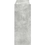 vidaXL Regal za čevlje betonsko siv 80x25x62 cm inženirski les | Shoptok.si