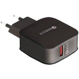 Ltc Polnilec USB Quick charger QC3.0, 18W, črne barve, (20823072) Cene