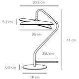  DFTP by Nordlux - LED stona lampa ARTIST LED/15W/230V crna | Eponuda.com