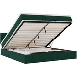  Otomanski krevet s madracem i LED 160x200 cm baršunasti | shoptok.hr