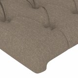  LED uzglavlje smeđesivo 160 x 7 x 78/88 cm od tkanine | Eponuda.com