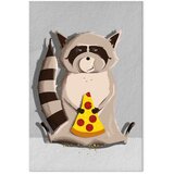  Slika - Gourmand Raccoon (1 Part) Vertical 20x30 Na talijanskom platnu | shoptok.hr
