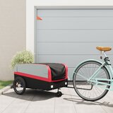  Prikolica za bicikl crno-crvena 45 kg željezna | shoptok.hr