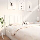  Uzglavlje za krevet bijelo 205,5x4x100 cm od masivne borovine | Eponuda.com