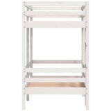 vidaXL Dnevna postelja bela 90x190 cm trdna borovina | Shoptok.si