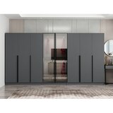 Hanah home ormar sa reflektujućim staklom Nisa 20601, 360 cm, antracit Cene