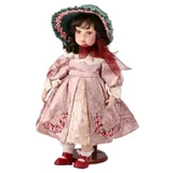 Bambola, novogodišnja lutka, devojčica,roze 45cm