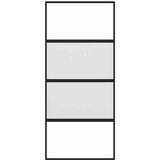  Klizna vrata crna 90 x 205 cm od kaljenog stakla i aluminija | shoptok.hr