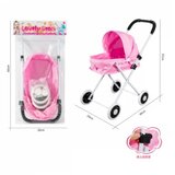 Hk Mini IGRAČKA KOLICA ZA BEBE ROZE Cene
