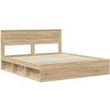 Konstrukcija postelje Sonoma 180 x 200 cm Masivno borovo les, (5000103902) | Shoptok.si