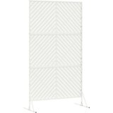 Metalna ogradna ploča Bijela Metal Srednja Izdržljiva | shoptok.hr