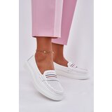 EVENTO Ladies Leather Moccasins White Dovema | Shoptok.si