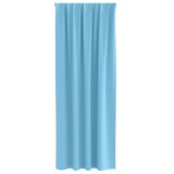  Zavjese 2 pcs Svijetlo plava 225 x 140 cm Poliester | shoptok.hr