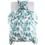 vidaXL Set navlaka za poplun Leaves Green 140x200/60x70 cm Cijene