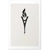 Plakat - Torch Shaped Like the Eiffel Tower 29.7x42 Bez okvira s margom | shoptok.hr
