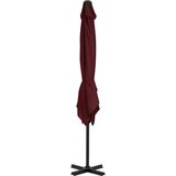  Konzolni suncobran s aluminijskom šipkom bordo 250 x 250 cm | shoptok.hr