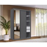 P & B OMARA Z DRSNIMI VRATI, barve grafita | Shoptok.si