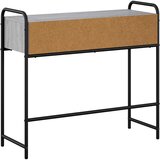  Konzolna stolica Siva Sonoma 90 x 33 x 80,5 cm | shoptok.hr