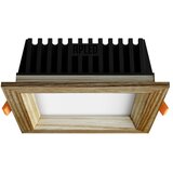  APLED - LED ugradna SQUARE WOODLINE LED/6W/230V 4000K 12x12 cm masivni jasen | Eponuda.com