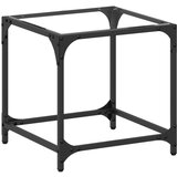  The Living Store Klubska mizica s stekleno površino 40x40x40 cm jeklo - Klubska Mizica, (21496484) | Shoptok.si