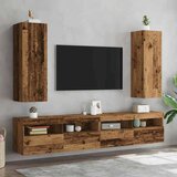  stenska TV omarica, les, starinski les, 30,5x30x90 cm, 2 kos | Shoptok.si
