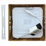  LED plafonsko svetlo BLOCK LED/12W/230V 4200K 16,3x16,3 cm braon | Eponuda.com