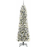  Umjetno božićno drvce Bijelo 240 cm PVC i Metal i Plastika | shoptok.hr