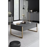 Hanah home set za dnevnu sobu luxe anthracite gold | ePonuda.com